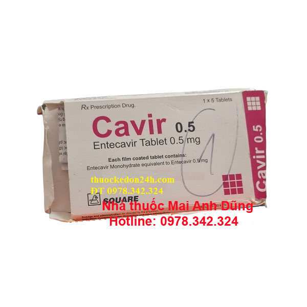 Thuốc Cavir 0.5mg là thuốc gì? giá thuốc bao nhiêu, mua thuốc ở đâu