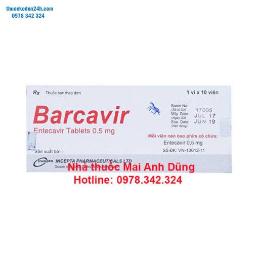 Thuốc barcavir giá bao nhiêu mua ở đâu