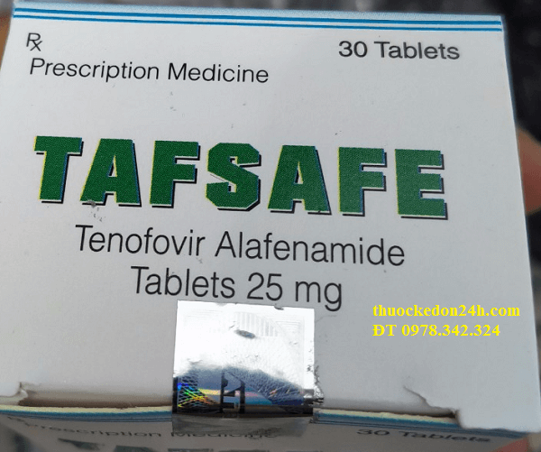 Thuốc Tafsafe Tenofovir Alafenamide 25mg (TAF) điều trị viêm gan B