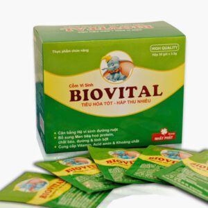 Cốm vi sinh Biovital mua thuốc ở đâu  Tác dụng, cách dùng giá bán bao nhiêu