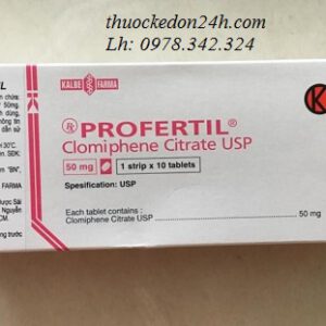 Thuốc Profertil 50mg là thuốc gì? Tác dụng cách dùng nơi bán