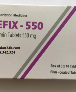 Thuốc Rifaximin 550mg là gì? Công dụng Refix, Rifaliv, Rifaclean giá bán
