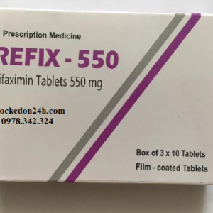 Thuốc Rifaximin 550mg là gì? Công dụng Refix, Rifaliv, Rifaclean giá bán