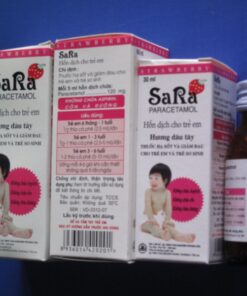 Thuốc hạ sốt Sara giá bao nhiêu mua thuốc ở đâu chính hãng