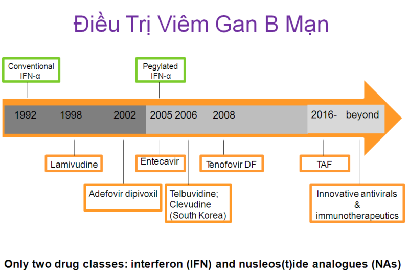 Các thuốc điều trị viêm gan B ở việt Nam