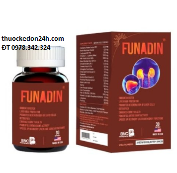 Thuốc Funadin là thuốc gì? Tác dụng cách dùng giá bán, nơi bán