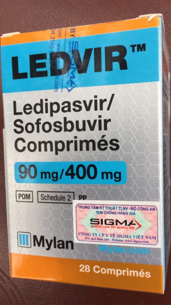 Thuốc Ledvir thuốc điều trị viêm gan C Tác dụng cách dùng giá bán