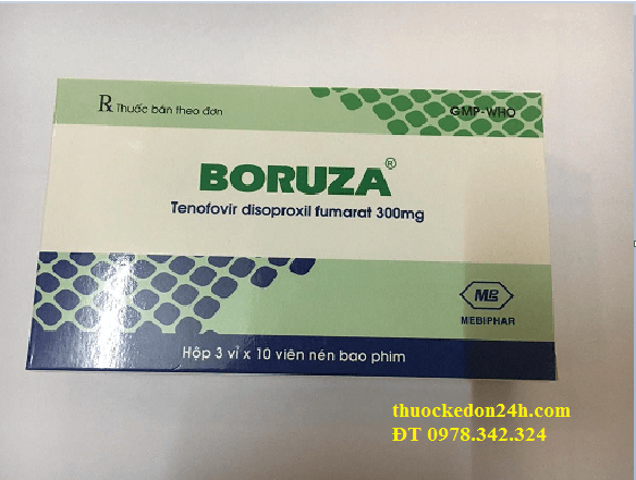 Thuốc Boruza 300mg Tenofovir là thuốc gì? Tác dụng giá bán