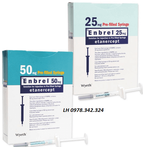 Thuốc Enbrel 25m Tác dụng cách dùng mua ở đâu? bán giá bao nhiêu?