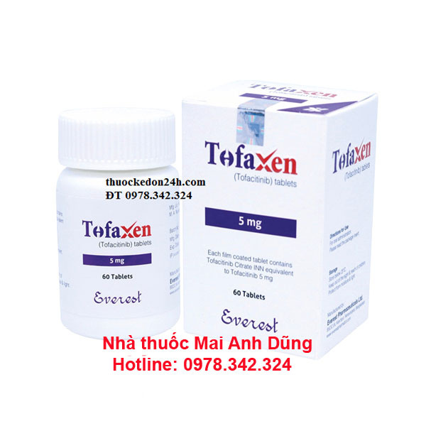 Thuốc Tofaxen Tofacitinib 5mg giá bao nhiêu, mua ở đâu, cách dùng