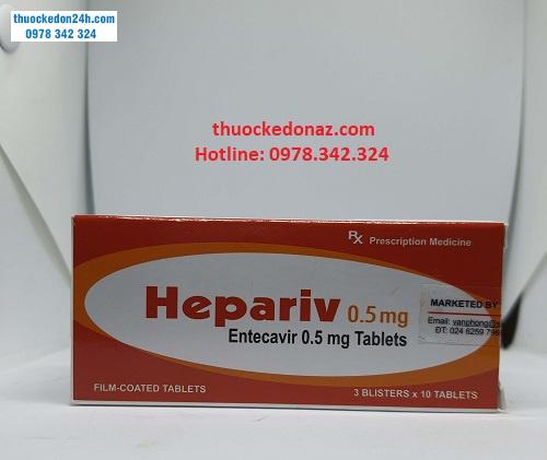 Thuốc Hepariv 0.5mg giá bao nhiêu? Mua thuốc ở đâu uy tín?