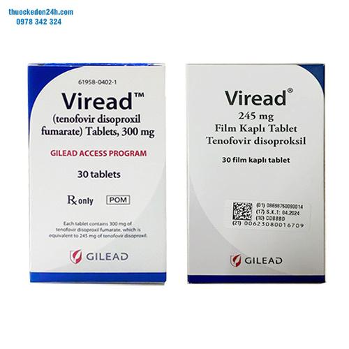 Thuốc Viread chữa bệnh gì, tác dụng, giá bán, mua ở đâu chính hãng?