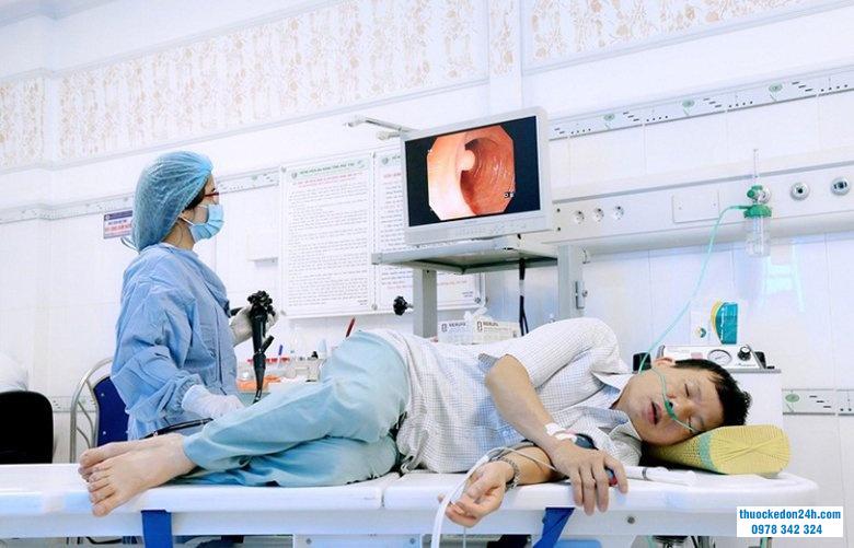 Nội soi hậu môn ống cứng can thiệp tiêm xơ búi trĩ chỉ định trĩ đối với nội độ 1, độ 2, và độ 3 nhỏ