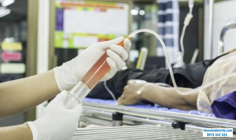 hút dịch dạ dày tá tràng