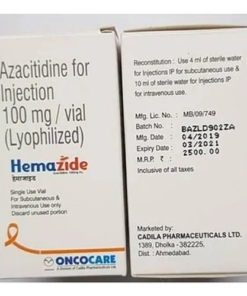 Thuốc Hemazide injection 1’s 100mg mua ở đâu